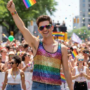 NEW Mens Unisex Classic RAINBOW RAYS Retro Hip Iconic Designer Pride Sunglasses